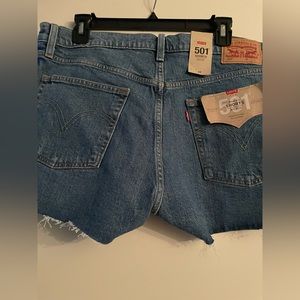 Levi denim short shorts